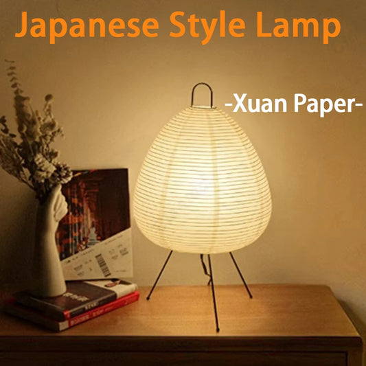 Japanese Style LED Rice Paper Lamp E